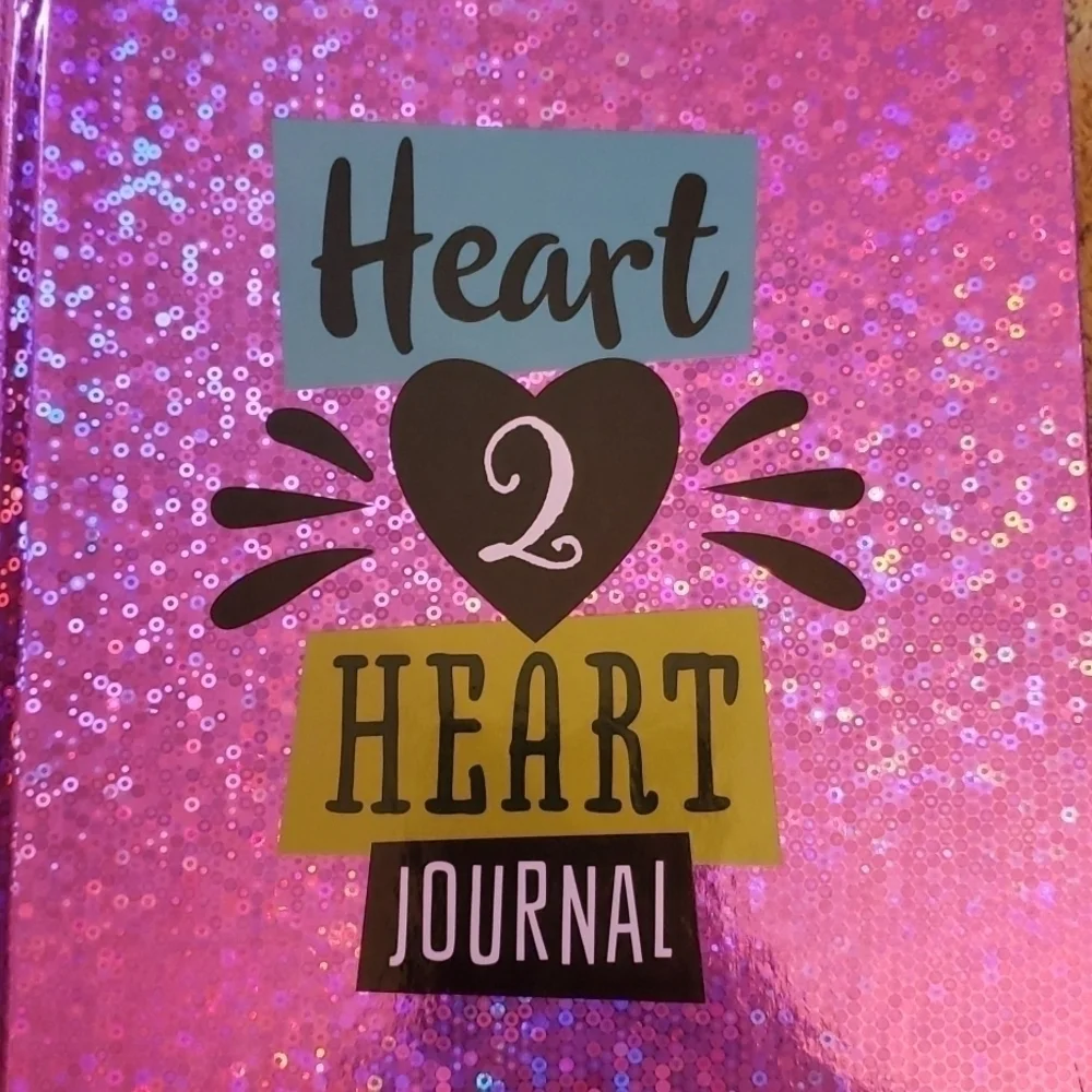 HEART 2 heart my dazzling two way book and journal. NWT
